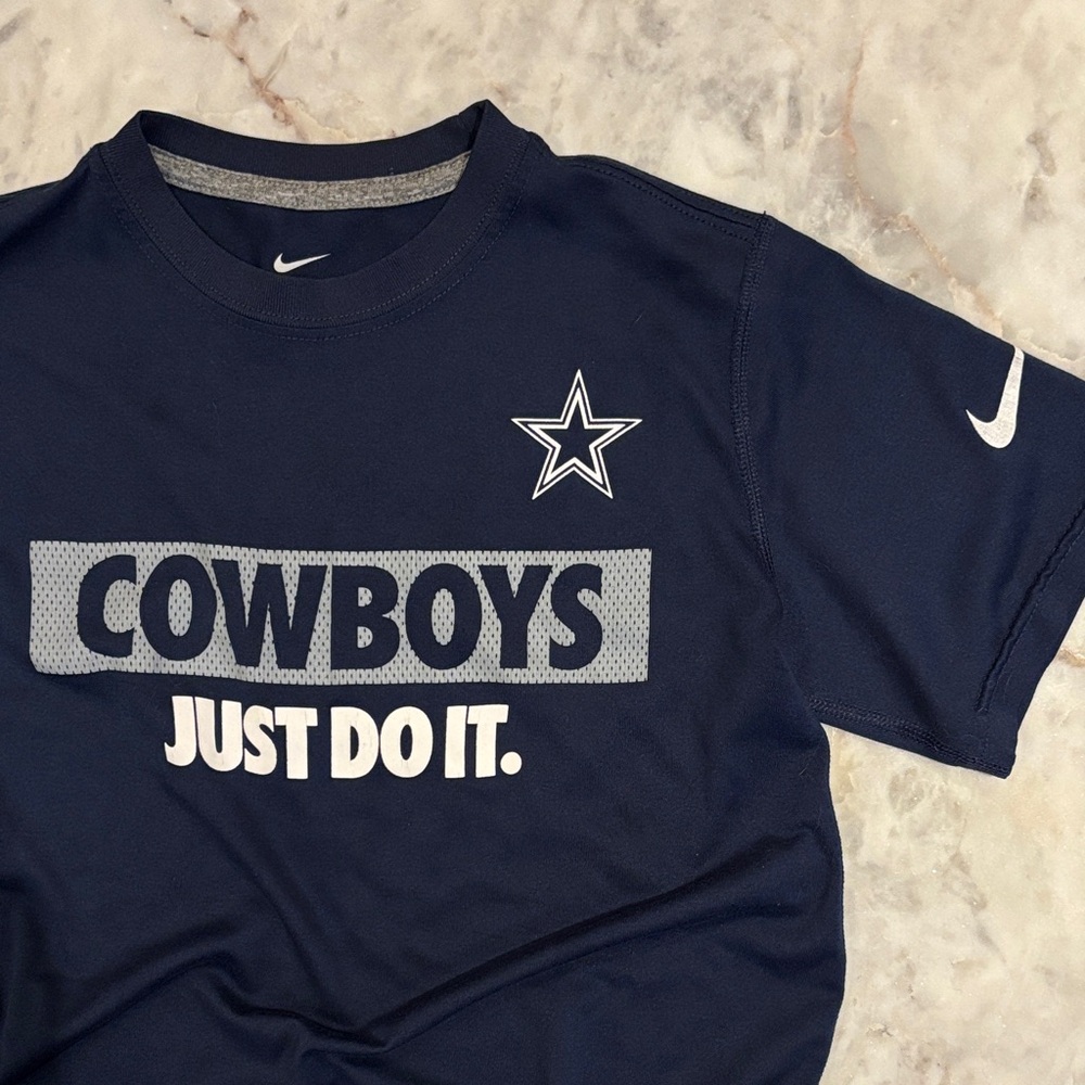 Nike Kids Navy Blue Dallas Cowboys Tee